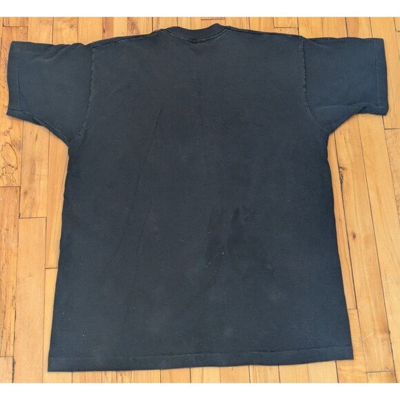 Vintage 90s St. Paul Saints T-Shirt Northern League Baseball Logo Graphic Black - Picture 2 of 9